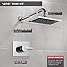 Delta Faucet Vero 14 Series Single-Function Shower Trim Kit with Single-Spray Touch-Clean Rain Shower Head, Chrome T14253 (Valve Not Included)