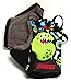 ZippyRooz Toddler & Little Kids Bike Gloves for Balance and Pedal Bicycles for Ages 1-8 Years Old. 8 Designs for Boys & Girls (Monsters, Little Kids Small (1-2))
