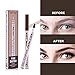 AsaVea Tattoo Eyebrow Pen Waterproof Ink Gel Tint with Four Tips, Long Lasting Smudge-Proof Natural Hair-Like Defined Brows All Day (Natural Brown)