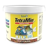 Tetra TetraMin Tropical Flakes 4.52 Pounds, Nutritionally Balanced Diet For Aquarium Fish