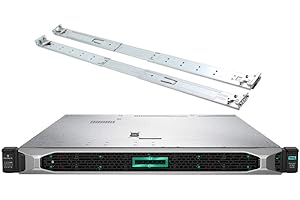 HP ProLiant DL360 Gen 10 Business Server Bundle with 2 x Intel Silver 4210 10 Core CPUs, 64GB RAM, 7.68TB SSDs, RAID, Rail Kit
