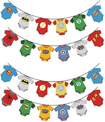marvel baby shower decorations
