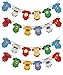 TWO Pack Superhero Baby Shower Bunting Banner Party Supplies- Marvel Avengers DC Comic Inspired Justice League Decoration For 1st Birthday