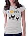 I Love My Chickens - Womens Tee T-Shirt, Medium, Heather Gray