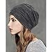 Spring Fever Men Women Adults Unisex All Season Slouchy Skull Cap Wrinkled Hat Lightweight Beanie Black