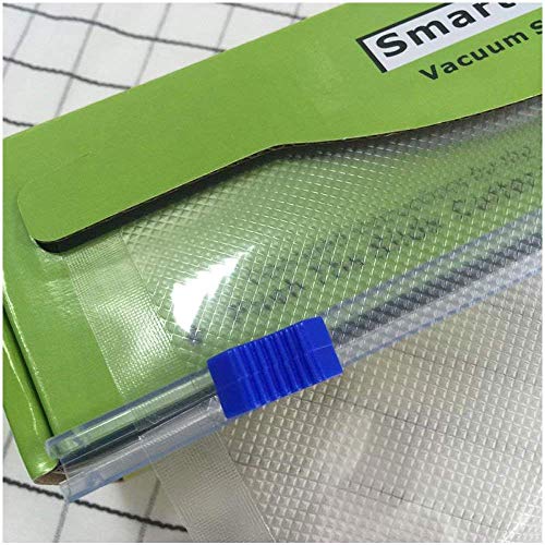 KitchenBoss Smarthome Vacuum Sealer Rolls with Cutter Box 4 Pack 2 Rolls 6" x16.5' and 2 Rolls 8" x16.5' Food Storage Bags Rolls Commercial Grade Bag for Food Saver and Sous Vide