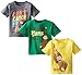 Curious George Little Boys' Toddler Boys T-Shirt 3-Pack No 1, Assorted, 3T
