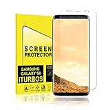 Galaxy S8 Screen Protector [2-Pack], iTURBOS [NEWEST VERSION] [Bubble Free] Full Screen Coverage 3D PET HD Screen Protector Film for Samsung Galaxy S8.