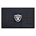 FANMATS 11461 Las Vegas Raiders Heavy Duty Vinyl Medallion Outdoor Door Mat - 19.5in. x 31in.