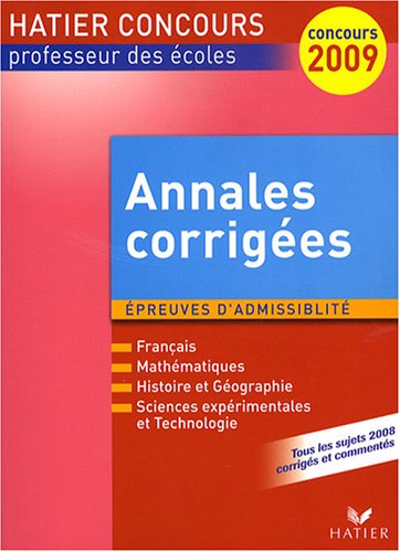 Annales corrigées