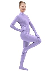 Ensnovo Womens One Piece Full Body Spandex Skin