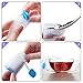 Silicone Tea Bags, Ououdee 5-Pack Reusable Loose Leaf Tea Infuser Strainer for Tea Cups, Mugs and Teapots