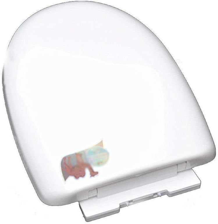 Toilet Seats U-shaped Universal Toilet Seat, Antibacterial Slow Mute Thickened Toilet Cover, White -35.5x46cm Toilet lid (Color : White, Size : 35.5x46cm)