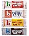 Bonomo Turkish Taffy Candy 4 Flavor 12 Bar Variety Bundle, (3) each: Strawberry, Vanilla, Banana, and Chocolate (1.5 Ounces)