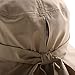Ls Lady Womens Summer Flap Cover Cap Cotton Anti-UV UPF 50+ Sun Shade Hat with Bow. Adjustable Hat (One Size,0 Beige)