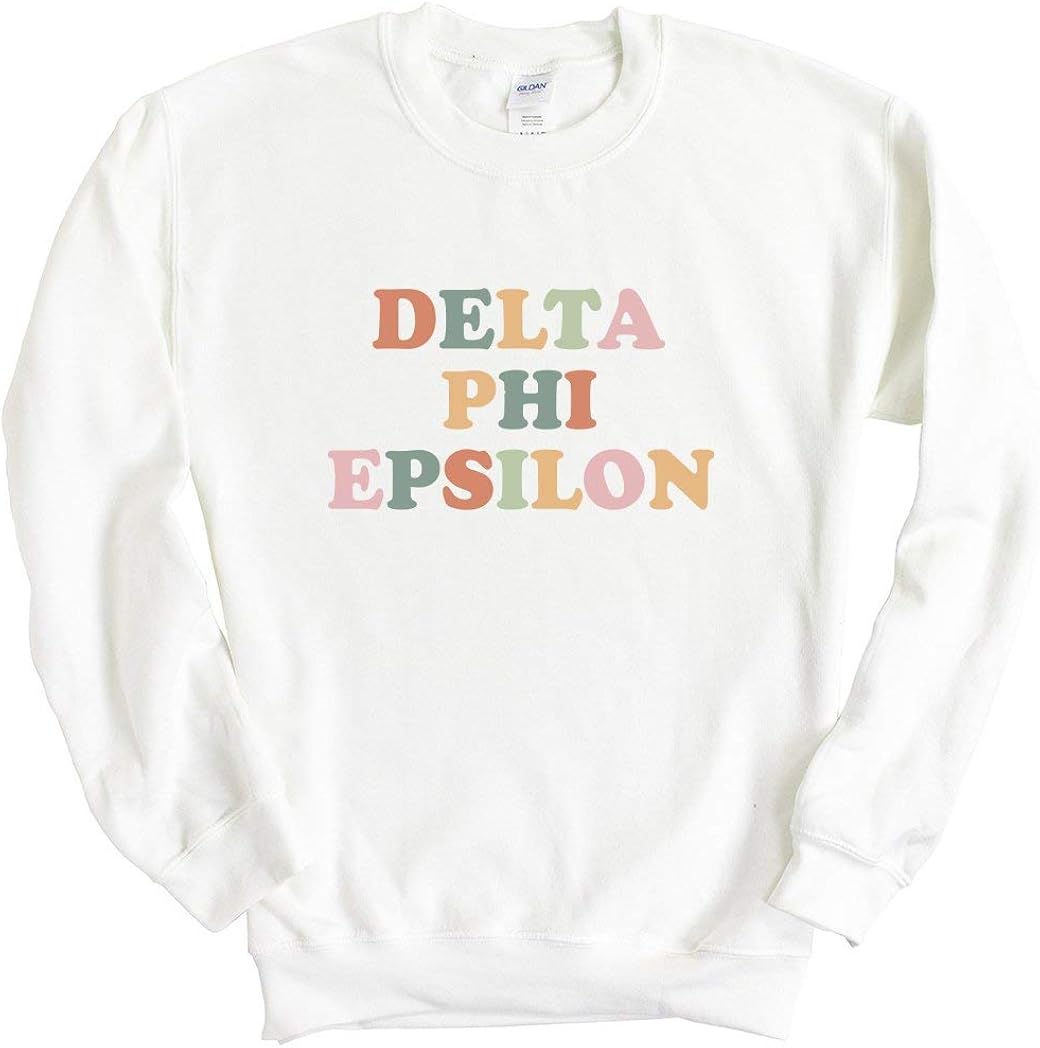delta phi epsilon crewneck