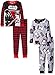 Disney Boys' Toy Story Woody and Buzz Uniform 4-Piece Cotton Pajama Set