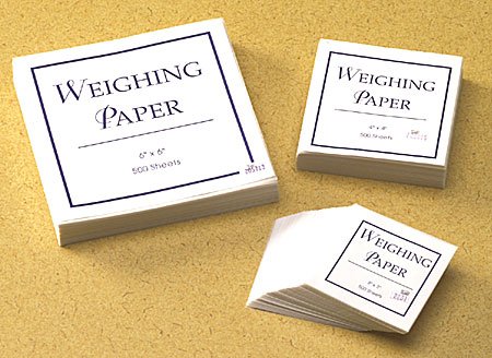 SEOH Glassine Weighing Paper 4X4 500pk