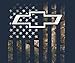 Buck Wear Men's GMC Chevy Camo Accent Flag T-Shirt, Blue Dusk, XX-Large