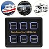 Rupse-12V24V-6-Gang-LED-Touch-Control-Panel-Box-Switch-960W-Output-Power-for-Car-Marine-Boat-Caravan