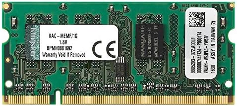 Kingston 1 gb Ddr2 Sdram Memory Module 1 gb 333Mhz Ddr2667/Pc25300 Ddr2 Sdram 200Pin Sodimm Kac-Memf/1g