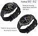 Olytop Compatible Galaxy Watch Active2 44mm 40mm Bands/Galaxy Watch 42mm Band & Vivoactive 3 Bands, 20mm Premium Nylon Sport Strap Wristbands for Garmin Vivoactive 3 /Ticwatch E Smartwatch - Black