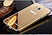 For Galaxy A5 Case,JANDM Luxury Aluminum Ultra-thin Acrylic Mirror Metal Case Cover For Samsung Galaxy A5 A5000 (Gold)