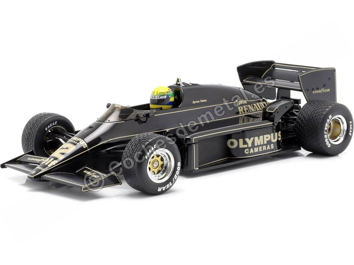IXO IXOSENR18001 1:18 Scale PremiumX Lotus Renault 97T Ayrton Senna GP Portugal 1985" Model Car