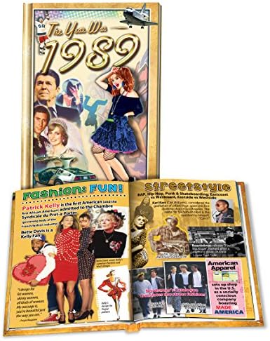 "The Year Was 1989" Mini Book: Birthday Gift