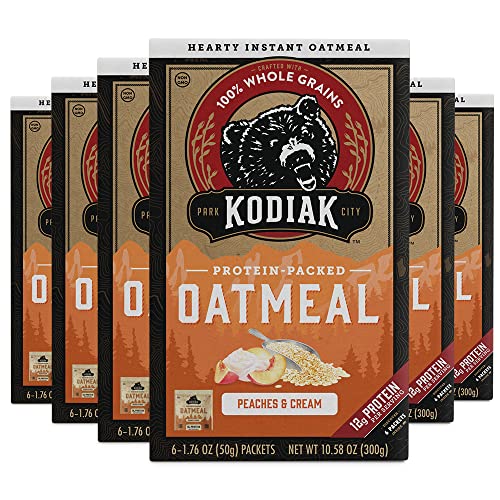 Kodiak Cakes Instant Oatmeal Packets High Protein 100 Whole Grains