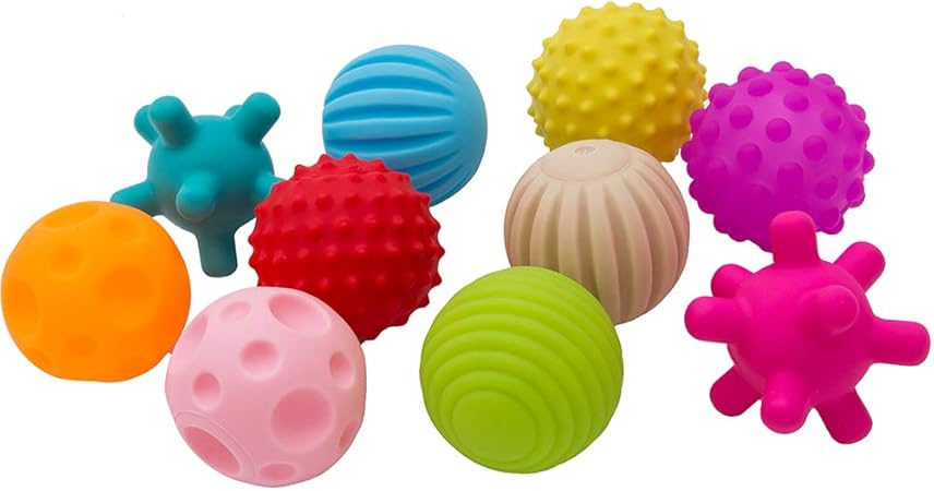 Amazon Tropical ベビー用ボール 音が出るボール 知育玩具 10個 赤ちゃんおもちゃ 柔らかいボール 想像力を育つ知育玩具 おままごと 新生児 ベビー 男の子 女の子 おもちゃ クリスマス 誕生日プレゼント 0か月から遊べる 1歳 2歳 3歳 贈り物 誕生日 入園 出産祝い