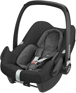 Maxi-Cosi Rock Babyschale, sicherer i-Size Kindersitz, Gruppe 0+ (0-13 kg), nutzbar ab der Geburt bis 12 Monate, nomad black