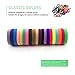 8.5mm Hair Ties Rubber Bands for Women Girls Thick Curly Hair, 100 PCS Mix Color, No Crease No Damage Seamless Large Ponytail Holders for Kids Men, No slip Durable Hair Elastics by CYWLIFE