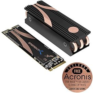 SABRENT 2TB Rocket Nvme PCIe 4.0 M.2 2280 interne SSD Solid State Drive met maximale prestaties en koelplaat (laatste…