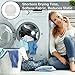 Wool Dryer Balls, Set of 6 Organic Laundry Balls for Dryer, White, by InsideSmarts