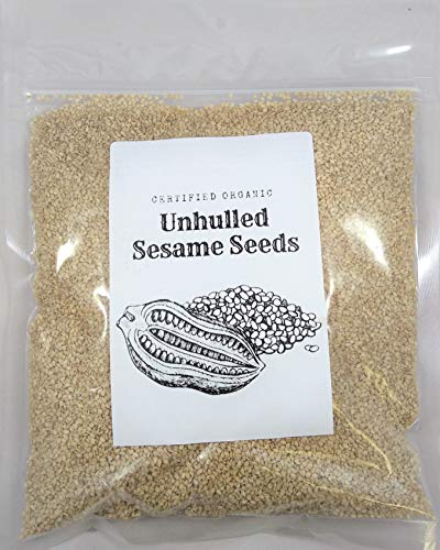 Organic Sesame Seeds, Contains 2 Pounds of Raw Organic Unhulled sesame seeds