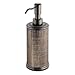 InterDesign Twillo Liquid Soap & Lotion Dispenser Pump for Kitchen or Bathroom Countertops, Bronze
