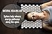 Acupressure Mat for Back Pain with Neck Relief Pillow. Acupuncture Massage Mats by Wellness Collections. Full Body Relaxation Massager Set for Sciatic Stress, Yoga Meditation and Migraine Relief