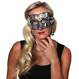 Making Believe Silver Steampunk Half Mask