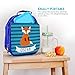 Kids Lunch Box - Leakproof 5-Compartment Bento Box for Kids and Toddler, Travel and On-the-go Meal and Snack Packing Food Storage Container, Lunch Box for boys and Girls (Blue)