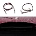Bundle Monster Womens Envelope Evening Patent Croc Skin Embossed Clutch - PURPLE