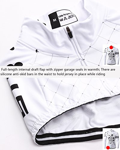 image for Mengliya MR Strgao Men's Cycling Winter Thermal Jacket Windproof Long 