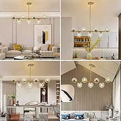KCO Lighting 7-Light Clear Glass Globe Sputnik