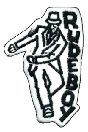 Ska Two-Tone Rude Boy Sew / Iron On Patch 2Tone Ska Specials Reggae Rocksteady E - Foto 5