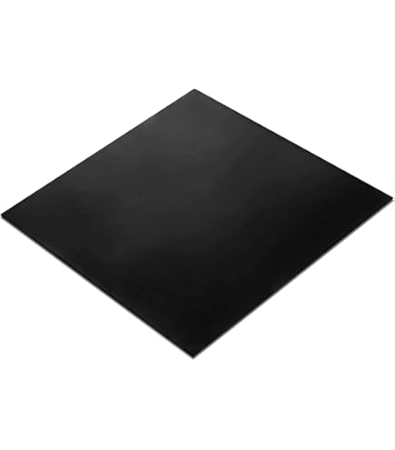 Heavy Duty Neoprene Rubber Sheet Roll - 39"x18"x1/16", Black, 60A For Gaskets, Sealing, Protection