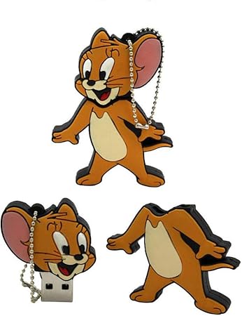 Amazon Com 2 0 Jerry Mouse Tom And Jerry Cartoon 32gb Usb External Hard Drive Flash Thumb Drive Storage Device Computers Accessories
