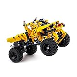 BIOZEA Building Toys Pullback Racing Car Truck Building Blocks Set 402PCS DIY Assembly Technic Educational Building Construction Block Toy Help with Brain Development for Children