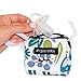 Ah Goo Baby Pacifier Holder and Tote, Zoo Frenzy Pattern