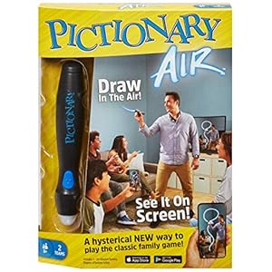 Pictionary Air Drawing Game, Family Game with Light-up Pen and Clue Cards, Links to Smart Devices, Makes a Great Gift…