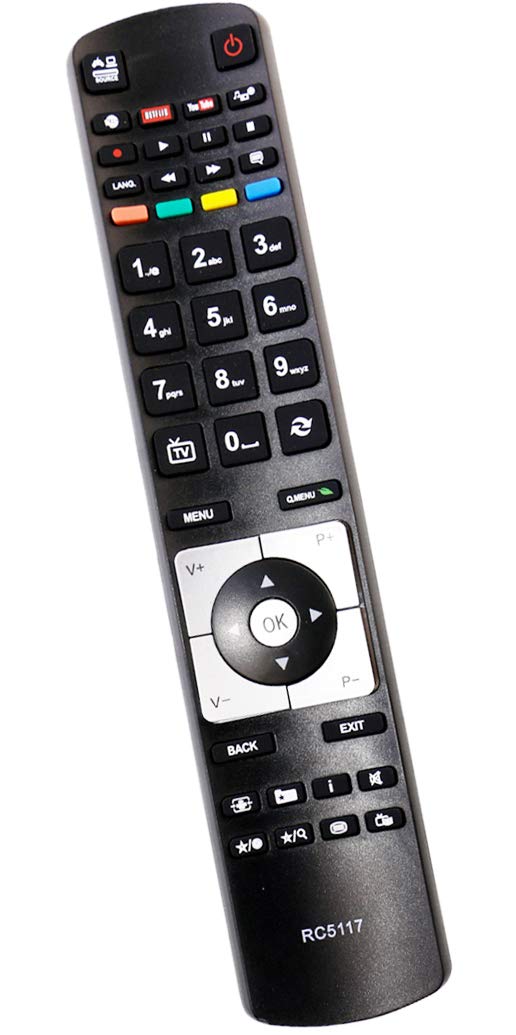 ALLIMITY RC5117 Remote Control Replace for Bush ELED50240FHDCN ELED50240FHDCNTD3D